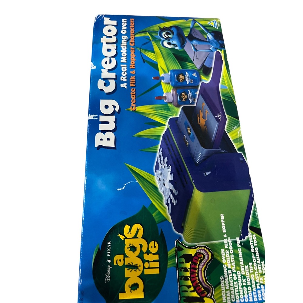 Vintage 1998 Disney Pixar A Bug's Life Bug Creator Creepy Crawlers Molding Oven - Picture 9 of 13